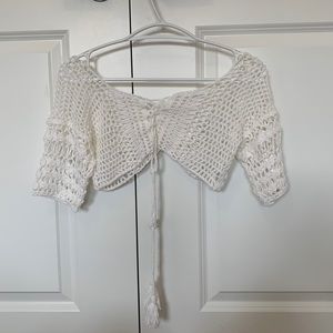 Knit cover up top